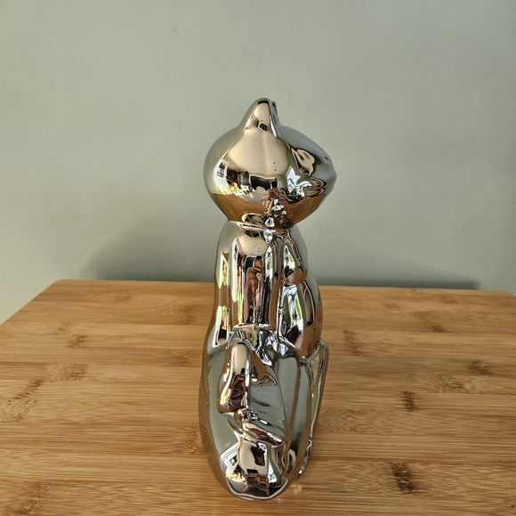 Silver Frog Yoga Figurine - Picture 4 of 10